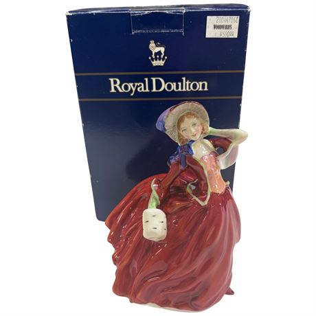 Royal Doulton Porcelain Figurine Autumn Breeze In Original Box