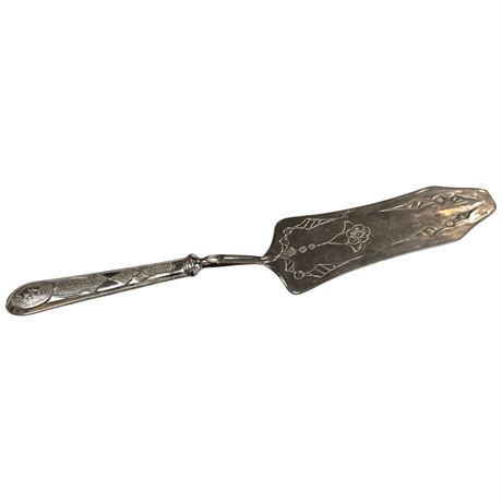 Silver Pie Lifter With .800 Raised Mark