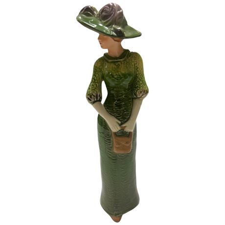 Vintage Porcelain Goebel Lady Figurine