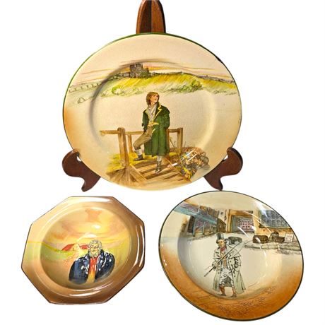 3 Vintage Royal Doulton Dishes