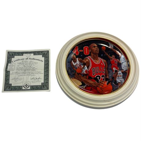 1996 Jordan The Sweep Collectors Plate