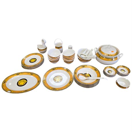Approx 50 Pieces Of Versace By Rosenthal Serving Set
