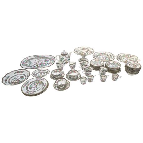 Coalport "Indian Tree" Dinner Set, Approx. 55 Pieces