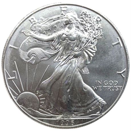 1996 Liberty 1 Oz Fine Silver United States Dollar