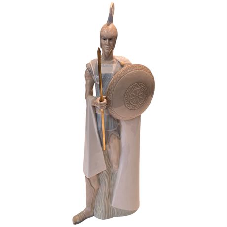 Vintage Greek Warrior Porcelain Figurine