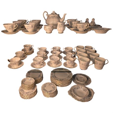 Royal Albert "Silver Maple" Place Setting, Approx. 123 Pieces