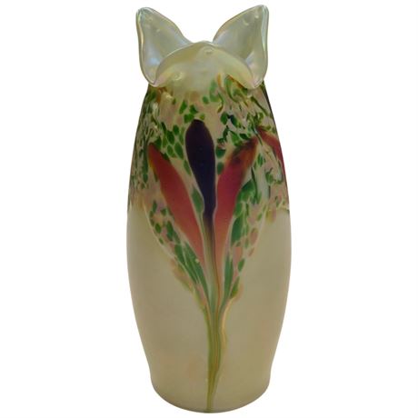 Vintage Art Glass Crocus