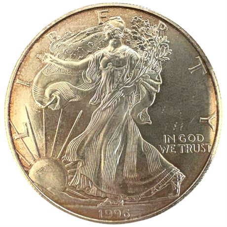 1996 Liberty 1 Oz Fine Silver United States Dollar