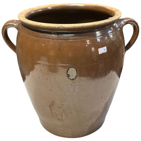 Large Vintage Double Handled Stoneware Jug