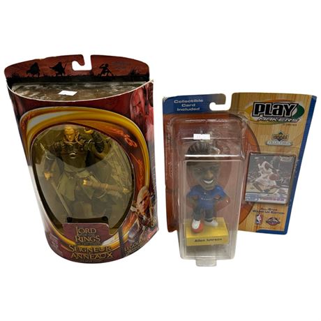 2 Toys In Original Boxes, Legolas & Allen Iverson