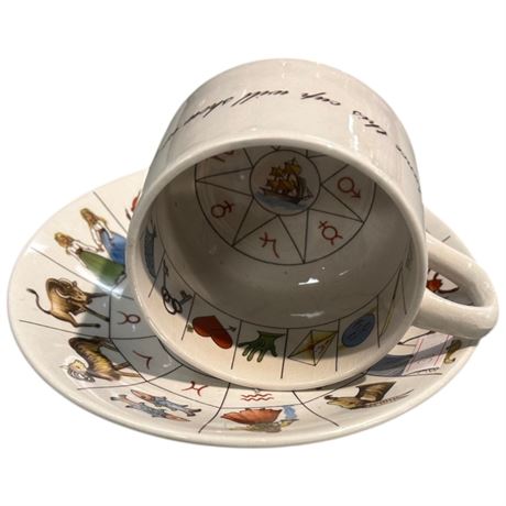 Taltos Fortune Telling Tea Cup & Saucer By Jon Anton