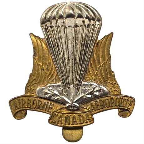 Post Ww2 Canadian Airborne Regiment Cap  Badge