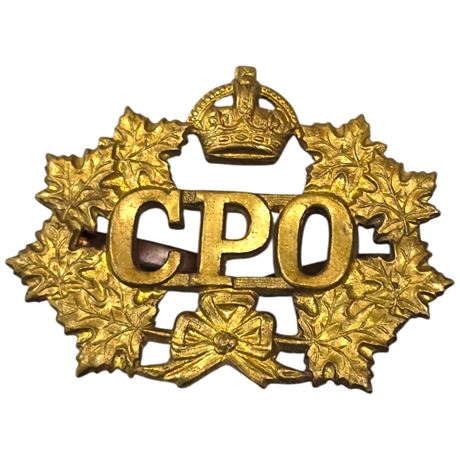 Canada Post Office Brass Badge