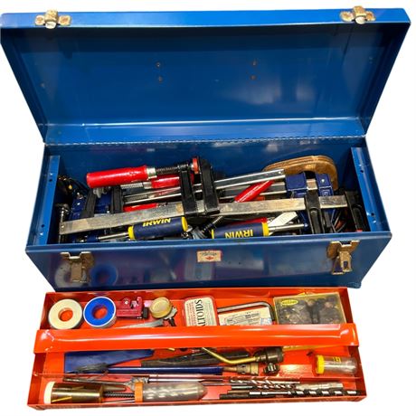Vintage Tool Box, Full Of Tools