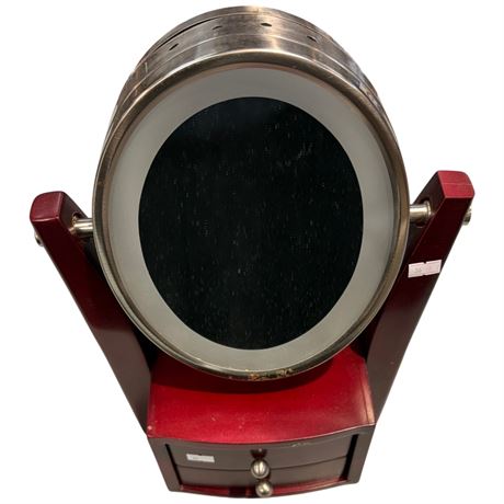 Table Top Jewelry Box Mirror