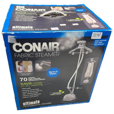 Conair Fabric Steamer, In Original Box