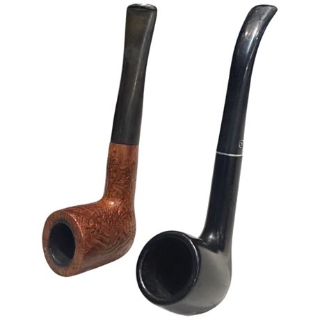 2 Vintage Medico Smoking Pipes, Apollo & Husky