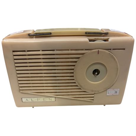 Vintage Alpen Travel Radio