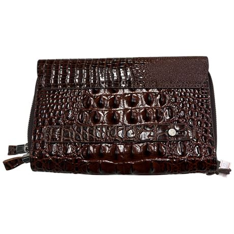 Faux Alligator Skin Purse