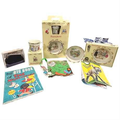 Assorted Collectibles, Childrens Books, Bunnykins, Royal Doulton, Etc..