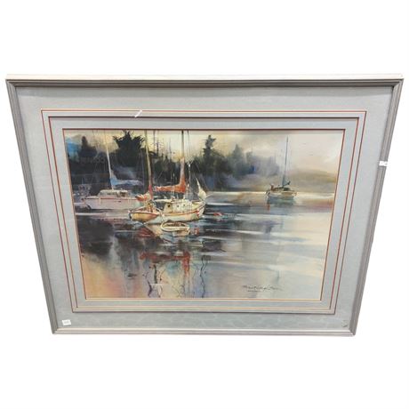 Framed Print "Anchored"  By Brant Haghton