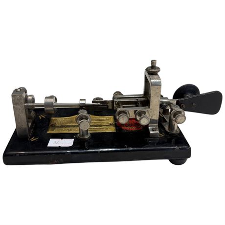 Early Vibroplex Morse Code Machine