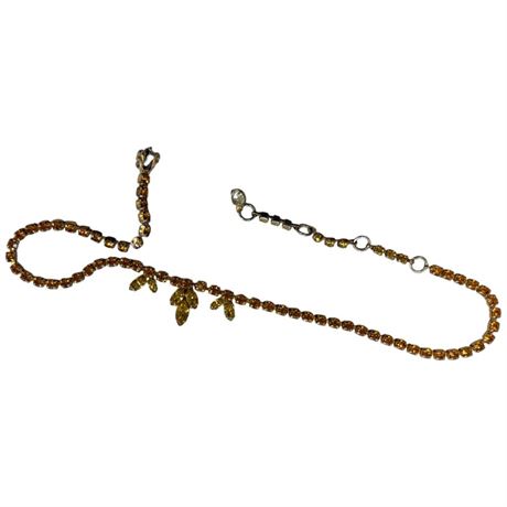Vintage Sherman  Jewelry Necklace