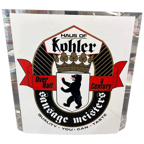 Local Haus Of Kohler Vinyl On Plexi Crest Sign