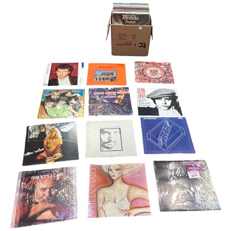 Box Full Of Assorted Records