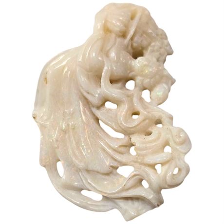 Chinese Carved Australian Opal