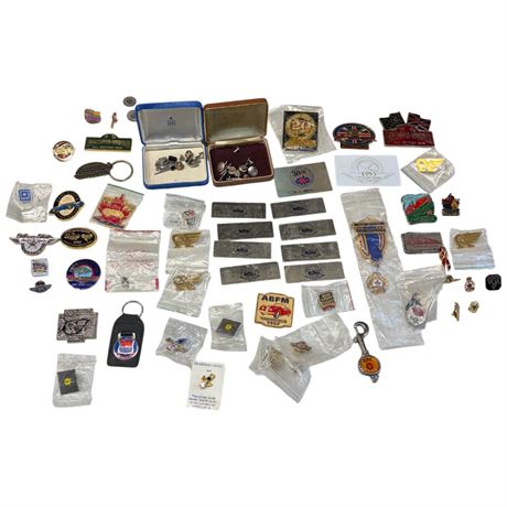 Large Assortment Of Vintage Pins