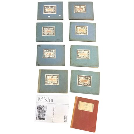 Assorted Vintage Masters Of Etching Books