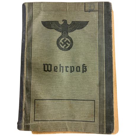 Ww2 German Military Identification Book