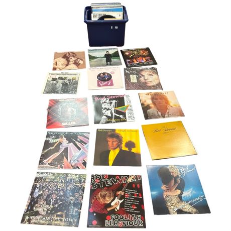 Box Full Of Assorted Records