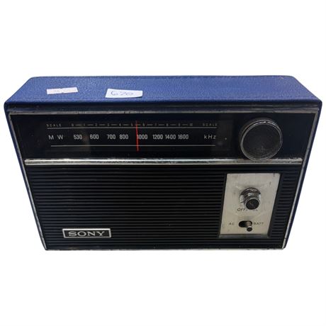 Vintage Sony Travel Radio