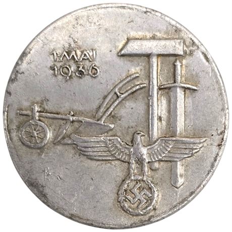 Original 1936 Third Reich National Labour Day Badge