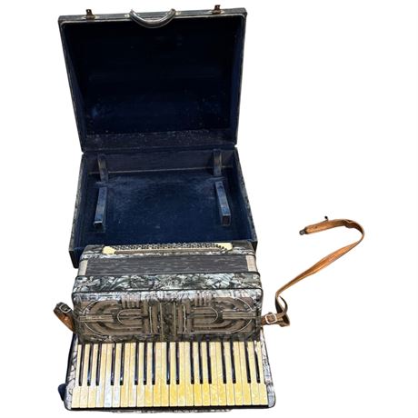 Vintage Hohner Accordion , In Original Case