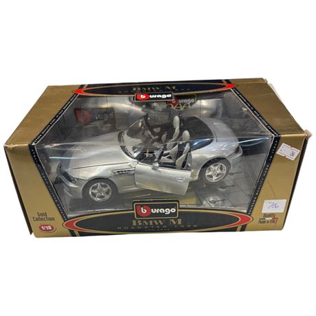 1:18 Die Cast Burago BMW M Roadster 1996, In Original Box