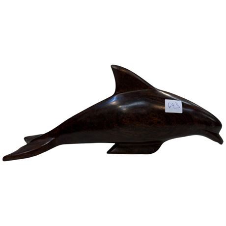 Carved Wood Dolphin
