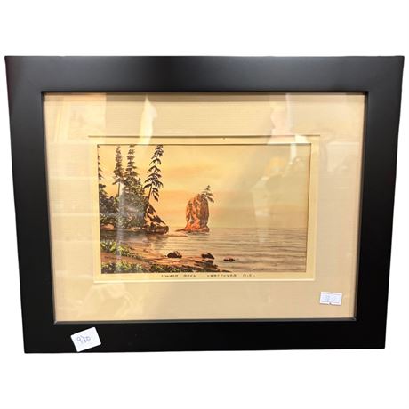 Original Signed Watercolor By Adeline Halverson