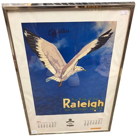 Framed Raleigh Calendar Poster