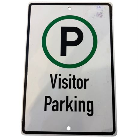 Visitors Parking Sign