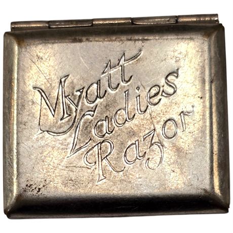 Vintage Myatt Ladies Razor Blade Tin