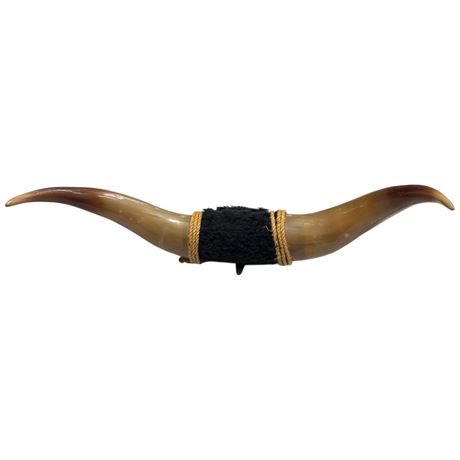 Vintage Set Of Bull Horns