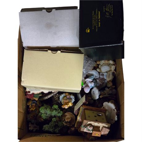 Assorted Decorative Figurines And Miniatures