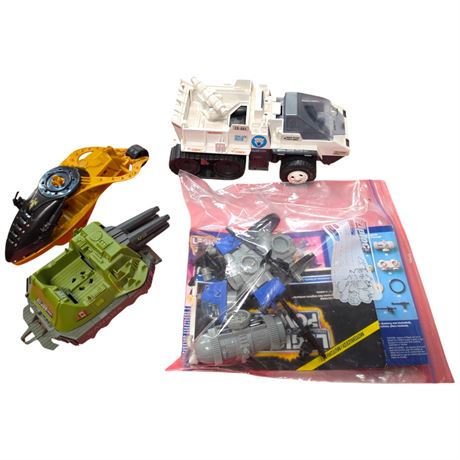 Assorted G.I. Joe Toy Vehicles And Power Lords