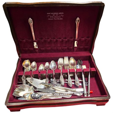 1847 Rogers Bros Silverplate Flatware Set