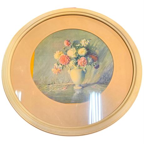 Signed Floral Still Life Framed Artwork
