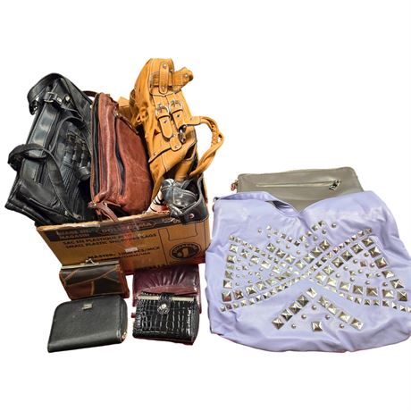 Assorted Handbags And Wallets