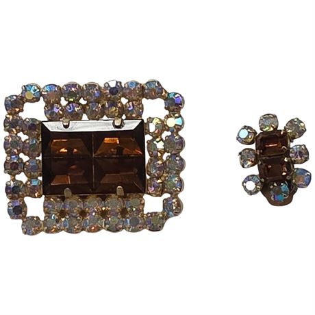 2 Jay Kel Original Rhinestone Jewelry Pieces